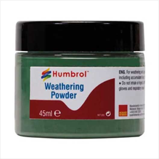 Humbrol Weathering Powder - Ossido di cromo verde - 45 ml