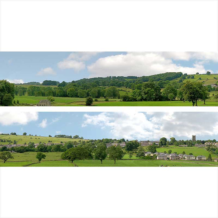 OO Scale | Village Long Backscene - ID202B