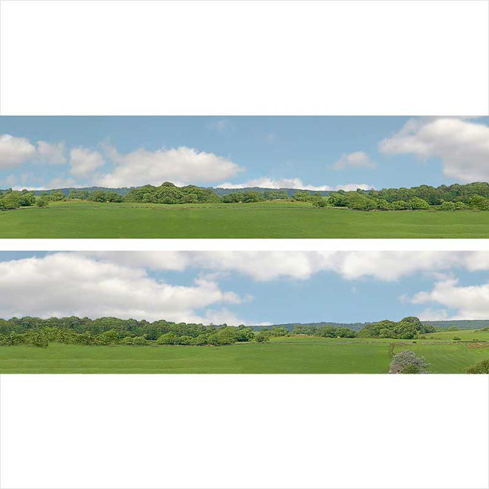 OO Scale | Village Long Backscene - ID202D