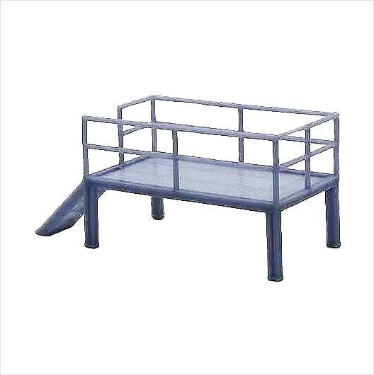 OO Scale | Ready to Paint | Galvanised Steel Lineside Platform