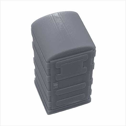 OO Scale | Ready to Paint | Portable Toilet - Style 2