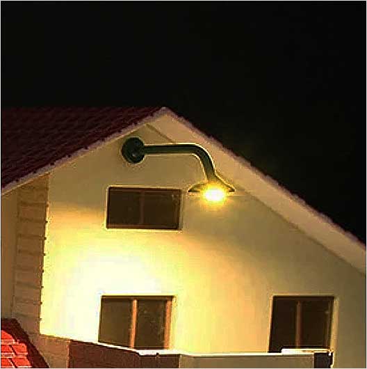 OO Scale | 3-Volt Swan Neck Lamp - Modern (3 pack)