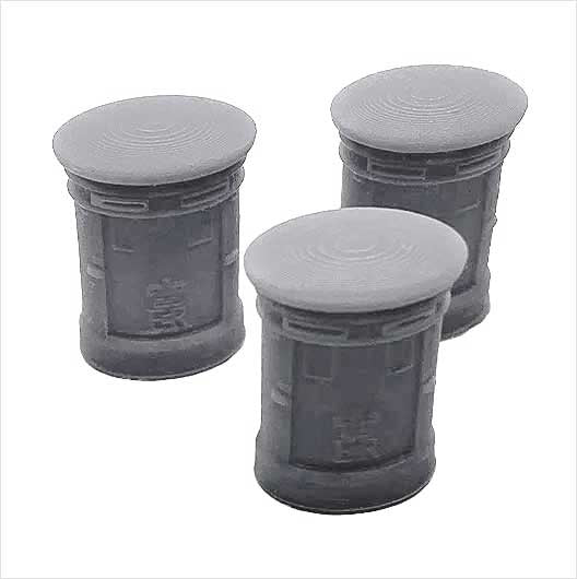 OO Scale | Ready to Paint | Double Post Box (3 pack)