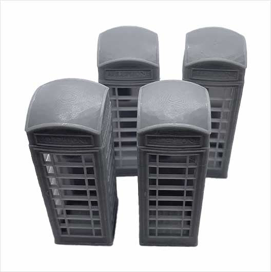 O Scale | Ready to Paint | K6 Telephone Box