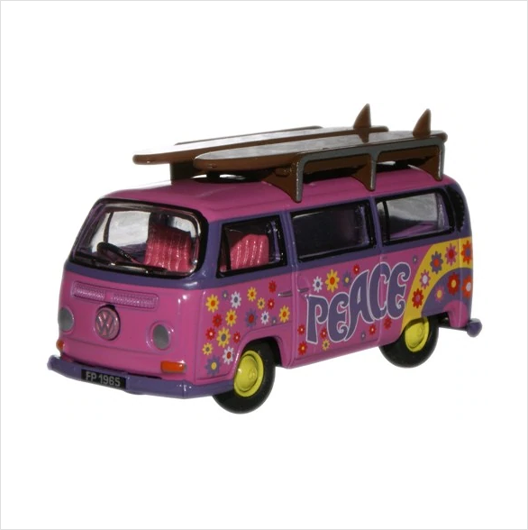 OO Scale | Volkswagen Minibus Flower Power