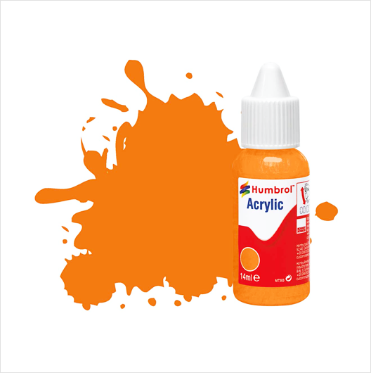 Vernice acrilica lucida | No 18 Arancione