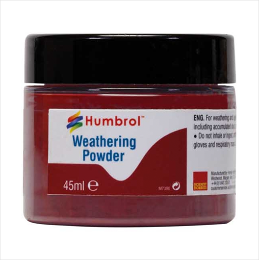 Polvere per invecchiamento Humbrol - Ossido di ferro - 45 ml