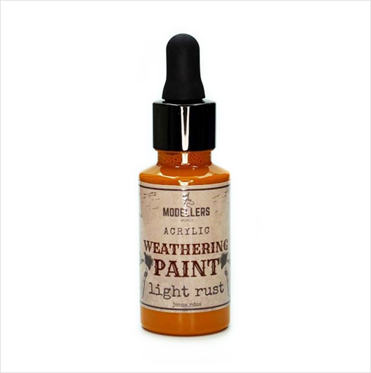 Modellers World Weathering Paint - Light Rust (30ml)