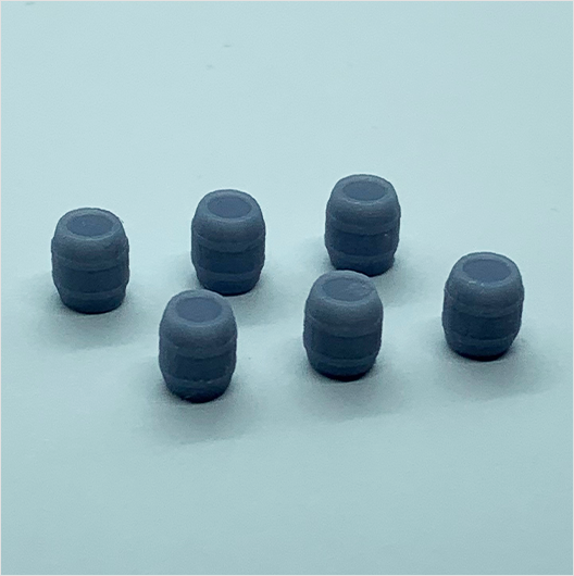 N Scale | Whiskey Barrel (6 pack)