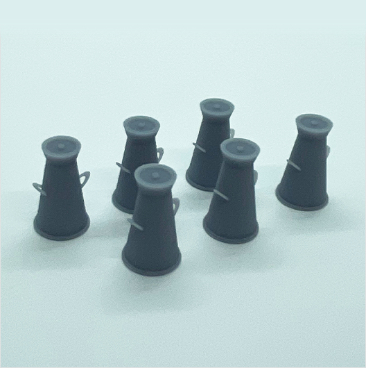 O Scale | Milk Churn - Type 2 (6 pack)