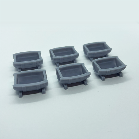 O Scale | Whiskey Barrel Planter (6 pack)