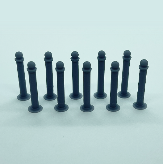 O Scale | Slim Metal Bollard (10 pack)