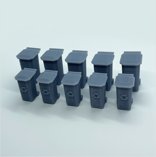 O Scale | Wheelie Bin (10 pack)