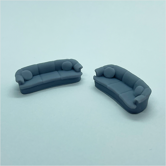OO Scale | Three-Seater Sofa (2 pack)