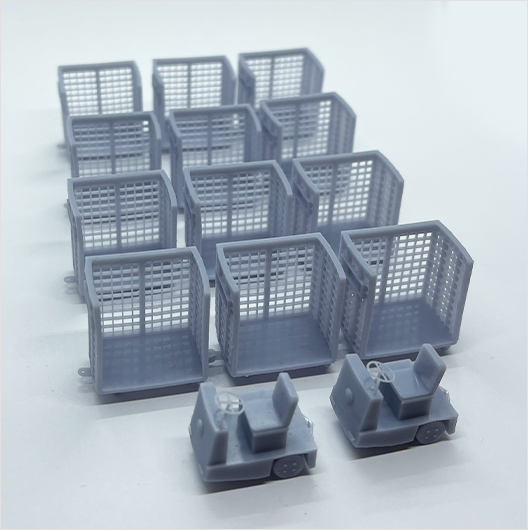 Scala OO | Carrello per attrezzatura universale per carrelli ferroviari British Rail (BRUTE)