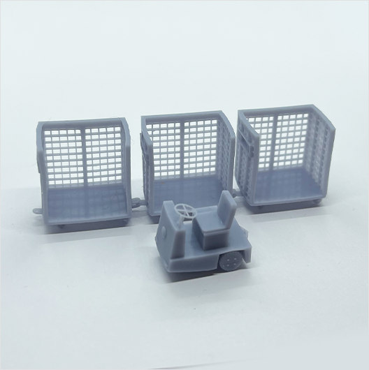 Scala OO | Carrello per attrezzatura universale per carrelli ferroviari British Rail (BRUTE)