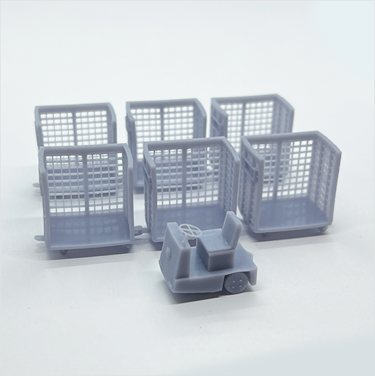 Scala OO | Carrello per attrezzatura universale per carrelli ferroviari British Rail (BRUTE)