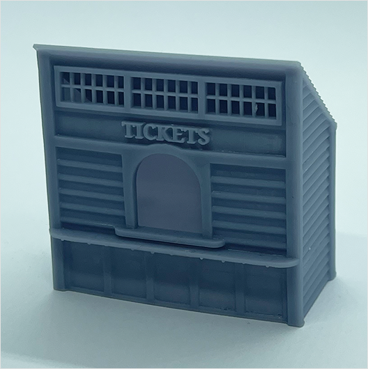 OO Scale | Steam-Era Ticket Kiosk