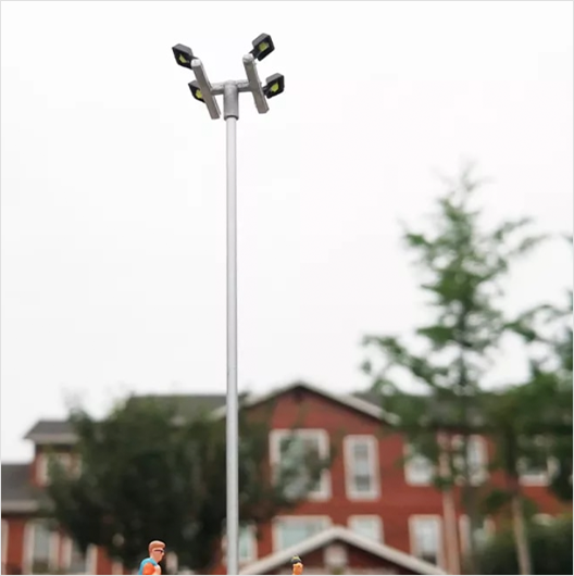 OO Scale | 12V Goods Yard Floodlights - Four Lights - Style 2 (4 pack)