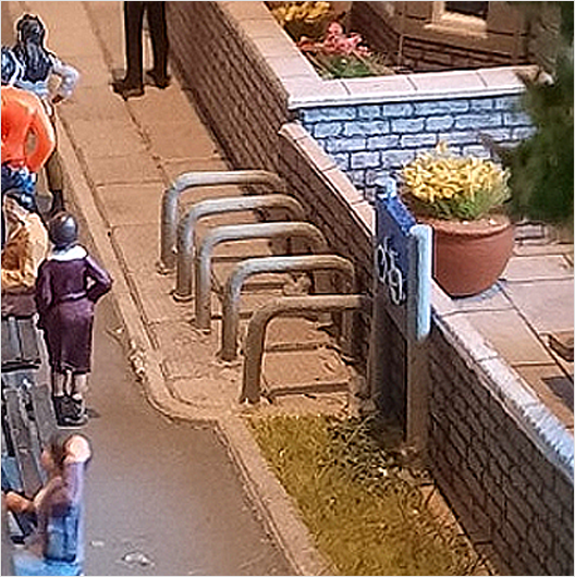 OO Scale | Ready to Paint | Bike Rack (12 piece)