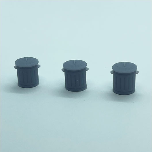 OO Scale | Galvanised Metal Bin