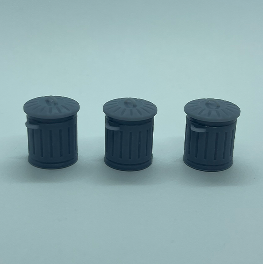 O Scale | Galvanised Metal Bin
