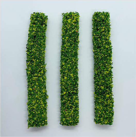 OO Scale | Hedge Section (3 pack)