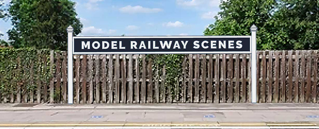 Personalise Your Platform: How Personalised Station Name Boards Bring Your Model Railway to Life