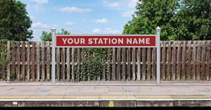 What’s in a Name? How to Choose the Perfect Station Sign for Your Layout