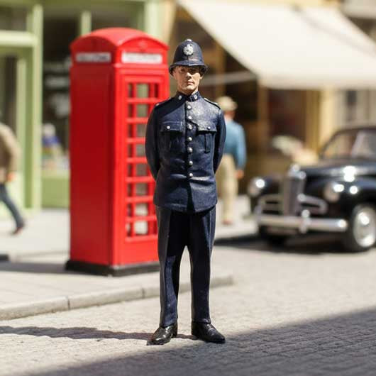 OO Scale 1950s Police Figures Bundle