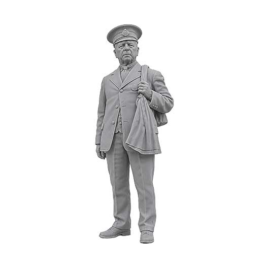 OO Scale Ready to Paint 1950s Postman with Empty Sack Over Shoulder