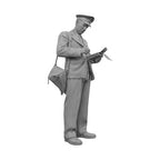 OO Scale Ready to Paint 1950s Traffic Warden Issuing Ticket