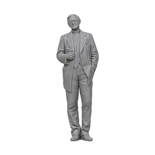 OO Scale Ready to Paint 1950s Wedding Vicar Holding a Bible