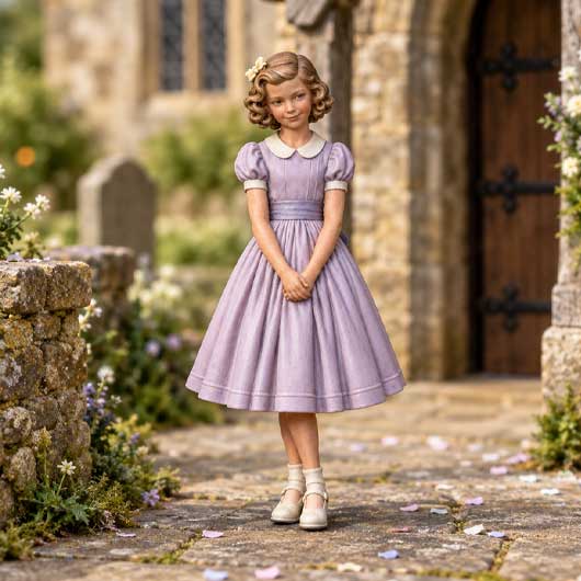 OO Scale Ready to Paint 1950s Shy Bridesmaid