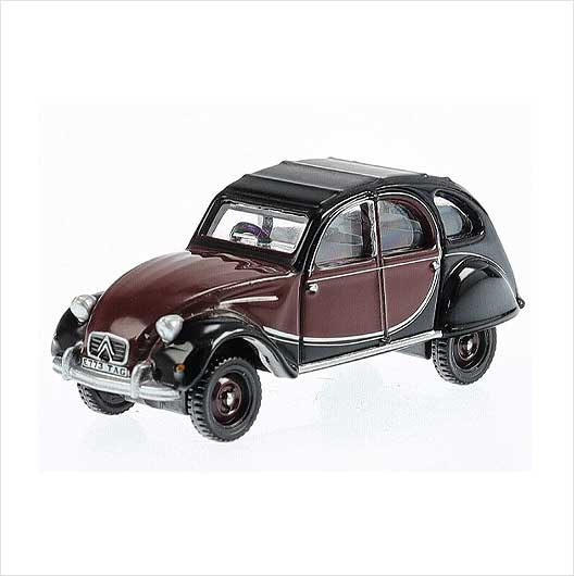 OO Scale | Citroen 2CV Charleston Maroon and Black