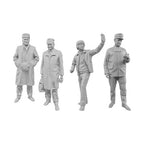 OO Scale Ready to Paint British Rail Staff Figure Bundle (4 Pack)
