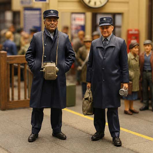 OO Scale Ready to Paint BR Ticket Inspectors