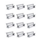 O Scale Ready to Paint Great Western Railway (GWR) Bench (3 pack)