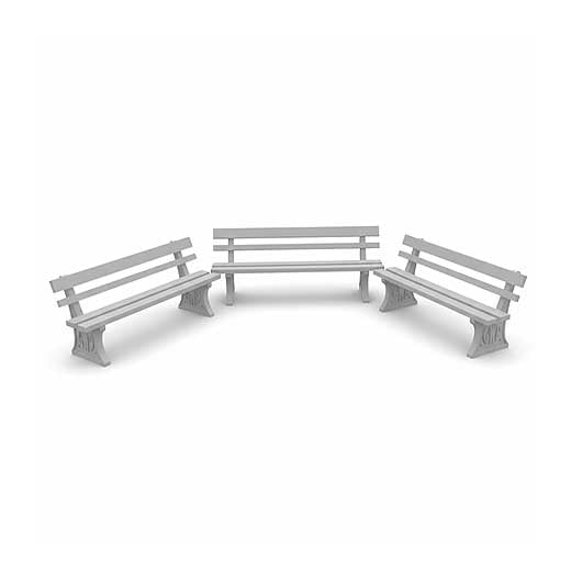 OO Scale Ready to Paint Great Western Railway (GWR) Bench