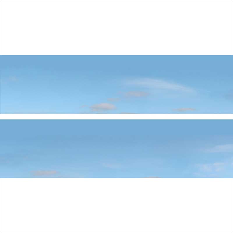 Scala OO | Sfondo cielo blu - ID502A