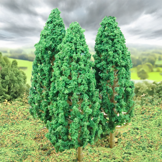 OO Scale 37.5 Foot Conifer Tree (3 pack)