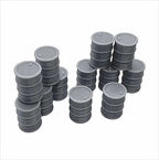 O Scale Ready to Paint 45-Gallon Oil Drum (12 pack)