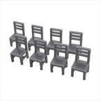 O Scale Ready to Paint Wooden Chair (8 pack)