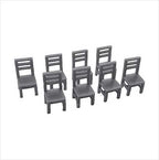 O Scale Ready to Paint Wooden Chair (8 pack)