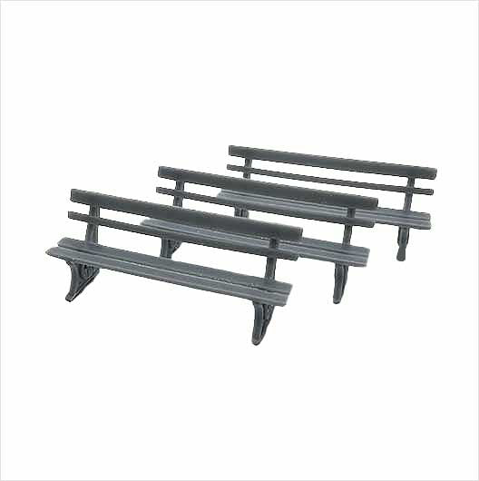 O Scale | Ready to Paint | Great Western Railway (GWR) Bench (3 pack)