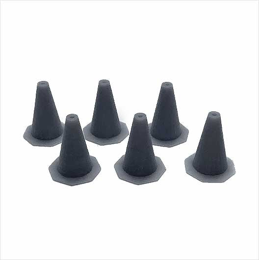 O Scale Ready to Paint Traffic Cone (6 pack)