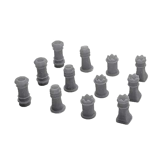 OO Scale | Ready to Paint | Chimney Pots - Mixed (12 pack)