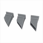 OO Scale Ready to Paint Chimney Stack - Style 2 (3 pack)