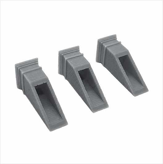 OO Scale Ready to Paint Chimney Stack - Style 3 (3 pack)