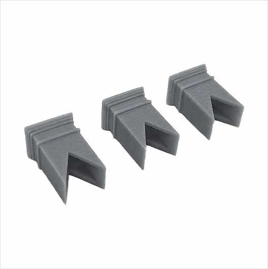 OO Scale Ready to Paint Chimney Stack - Style 4 (3 pack)